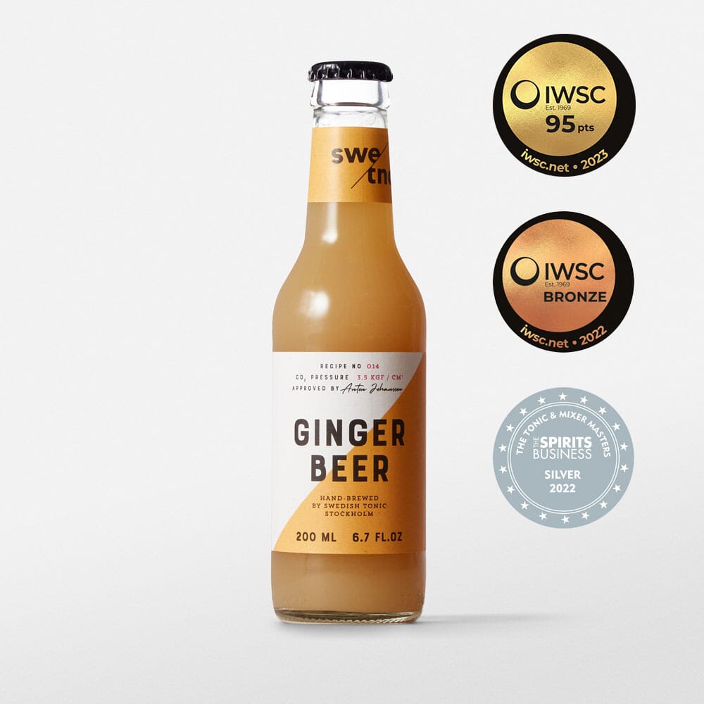 Ginger Beer with organic ginger. Free from preservatives!