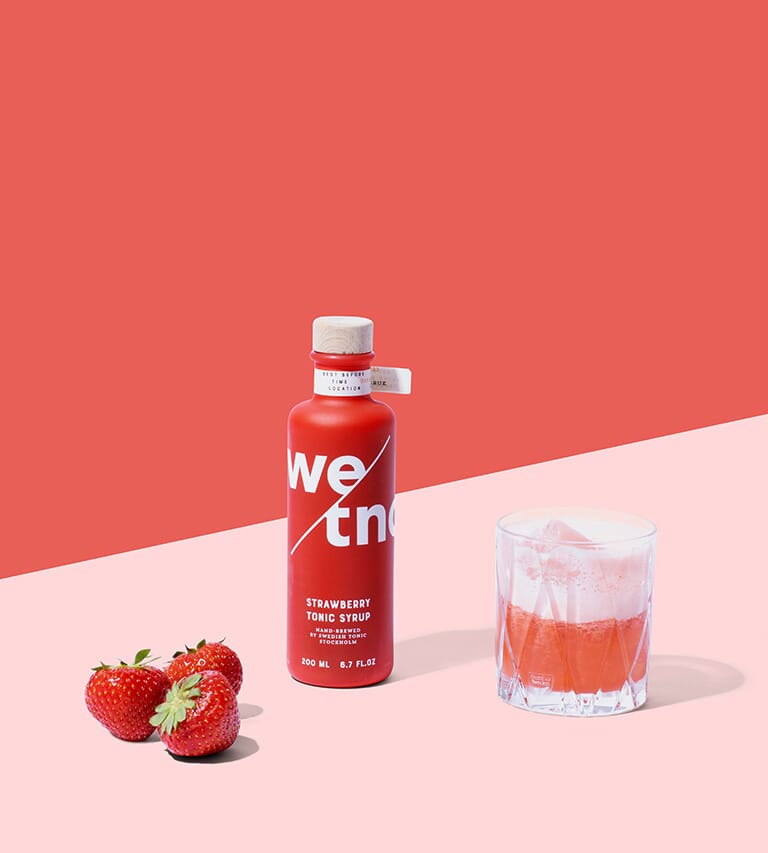 Strawberry tonic from Swedish Tonic