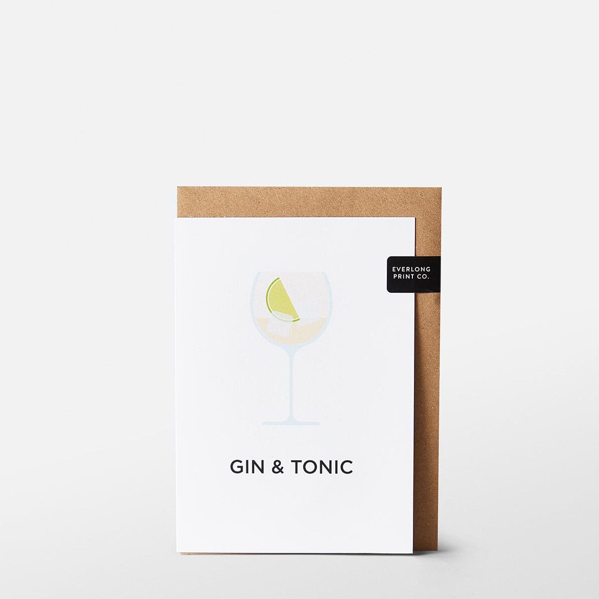 Ett snyggt Gin & Tonic-kort